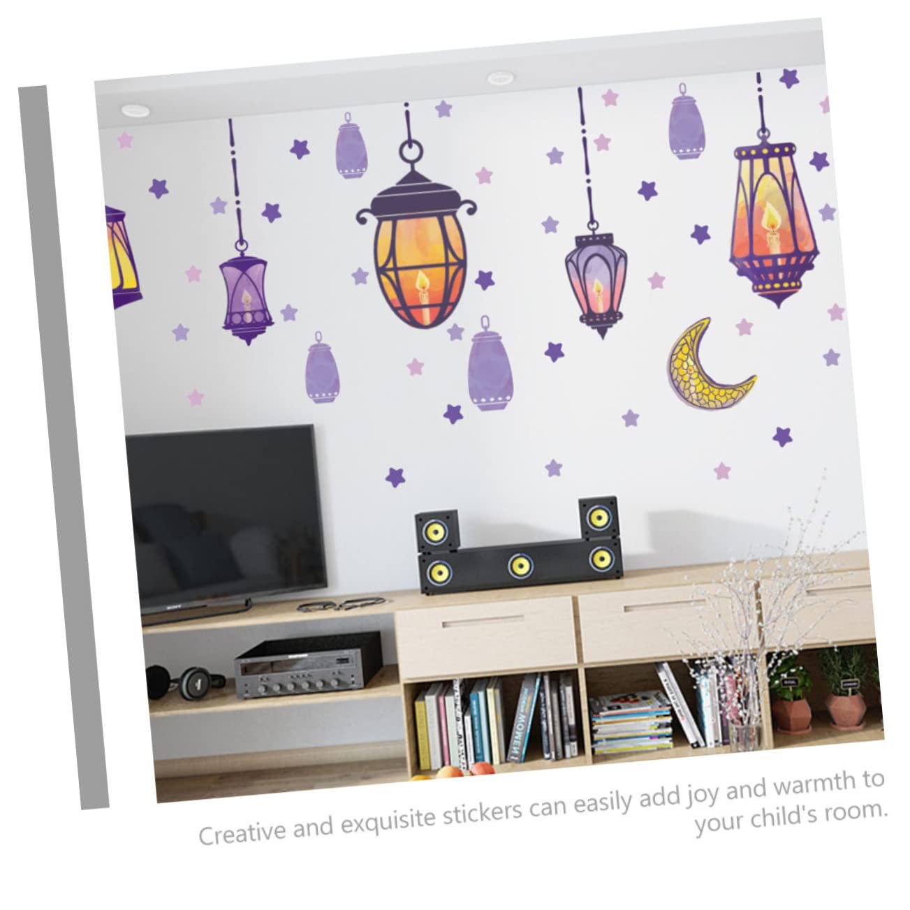 ifundom 6fogli Adesivi Murali Decorativi Per Camera Dei Stickers Con Stelle e Facile Da Applicare e Rimuovere Per Decorare Camerette e Ambienti Giovanili