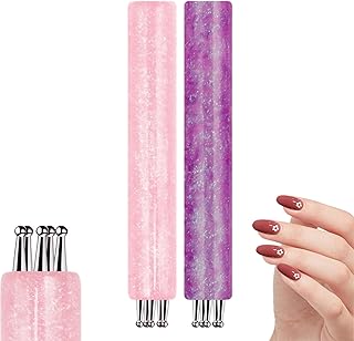 Bolígrafo punteador de uñas de 5 pétalos, 2 p...