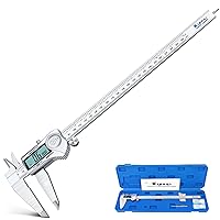 Vista 9 de Kynup - Calibrador digital, herramienta de medición con pantalla LCD, calibrador electrónico de micrómetro con función de apagado automático