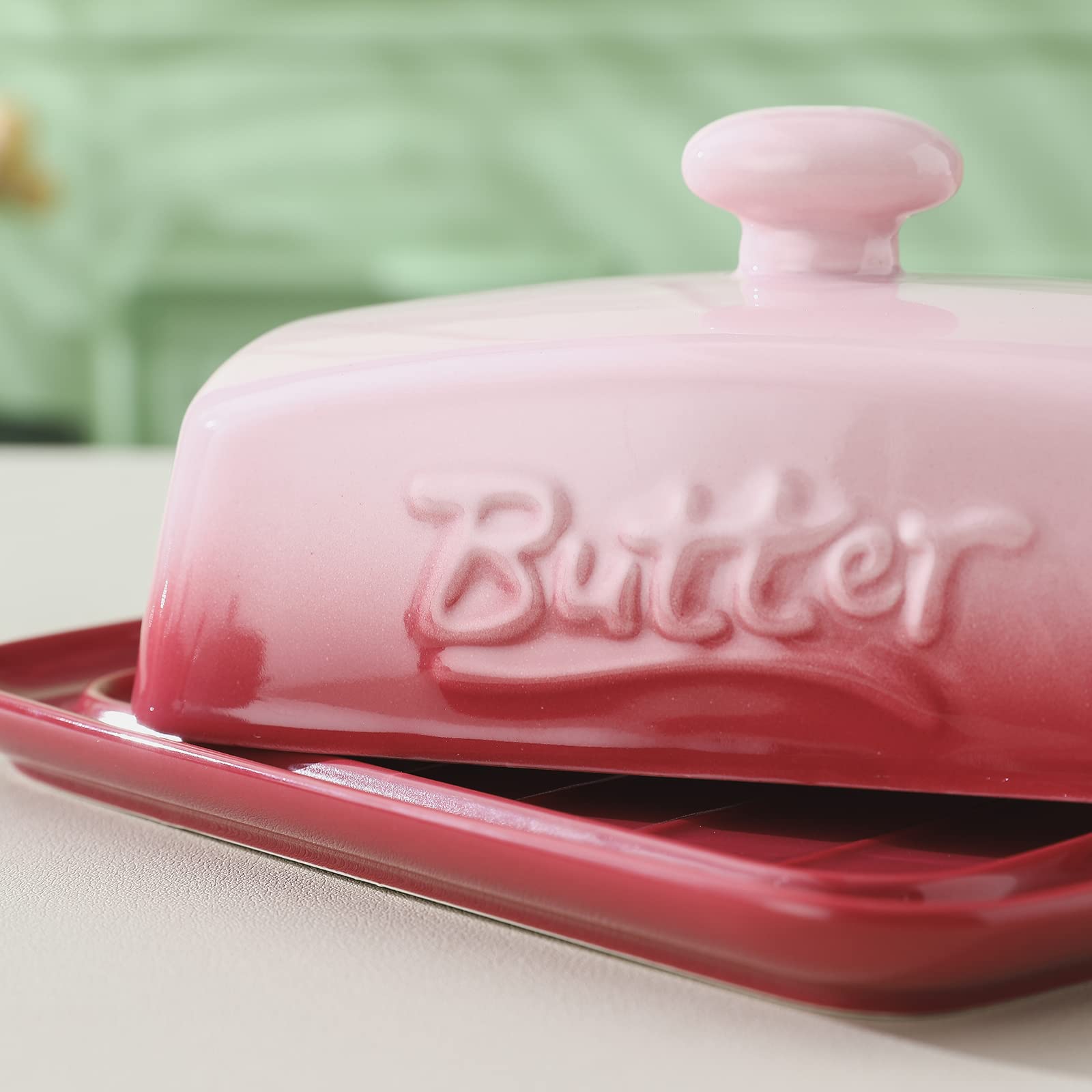 WJnflQN Burriera con copertura, contenitore ermetico per il