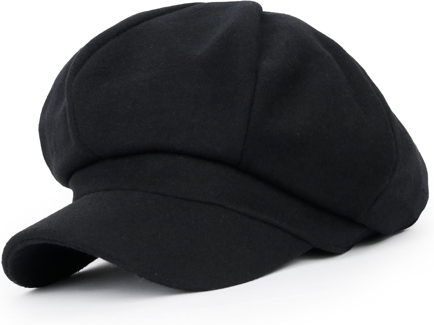 ililily Washed Cotton Newsboy Cabbie Cap Corduroy Duck Bill Flat Hunting Hat