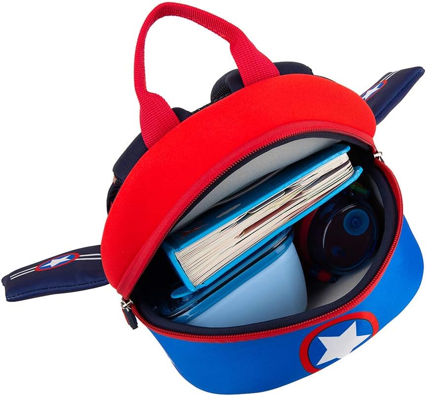 JiePai Toddler Backpack with Harness Leash Airplane Kids Backpack for Boys Girls