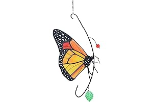 Lolitarcrafts Stained Glass Monarch Butterfly Suncatchers