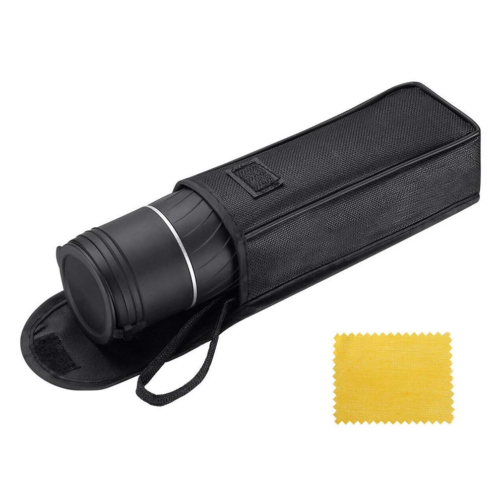 Portable Small Portable Monocular 40x60 HD Profesional Pequeño Monocular Portátil Zoom Binoculares Caza Nocturna Alcance Óptico Telescopio de Gran Visión