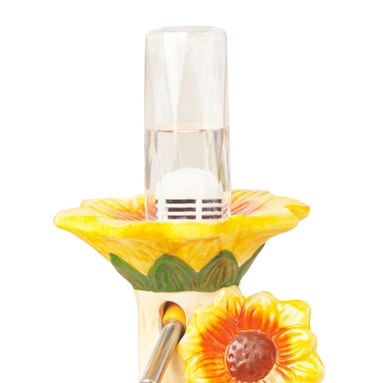 Generic Hamster Water Bottle with Stand Holder Easy to Clean Sunflower Shape Cage Accessories for Hamsters Ferret Mice