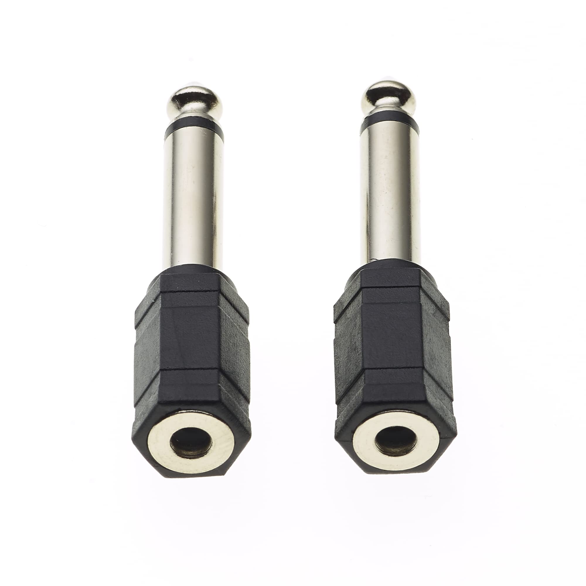 Keple Adattatore 3.5mm A 6.35mm – Confezione Da 2 Convertitori Audio Mono Maschio A Femmina Per Cuffie E Microfoni - 2