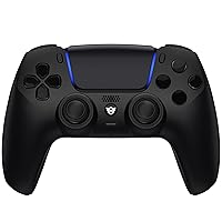Vista 2 de HEXGAMING RIVAL Hall Effect Wireless Controller Compatible with ps5-2 Back Buttons, Mouse-Click Hair Triggers, Interchangeable Thumbsticks - Black