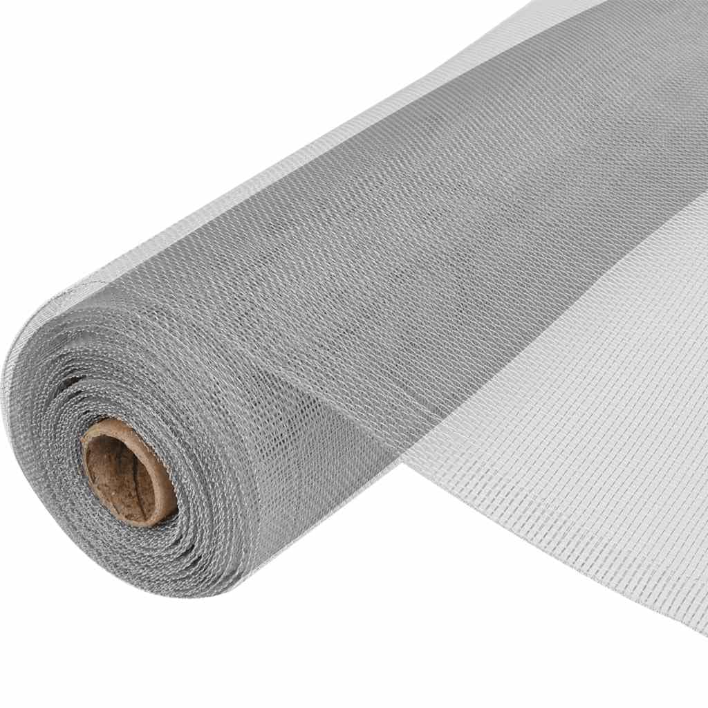 vidaXL Toile Moustiquaire de Porte Fenêtre Aluminium Clôture Rideaux Barrière
