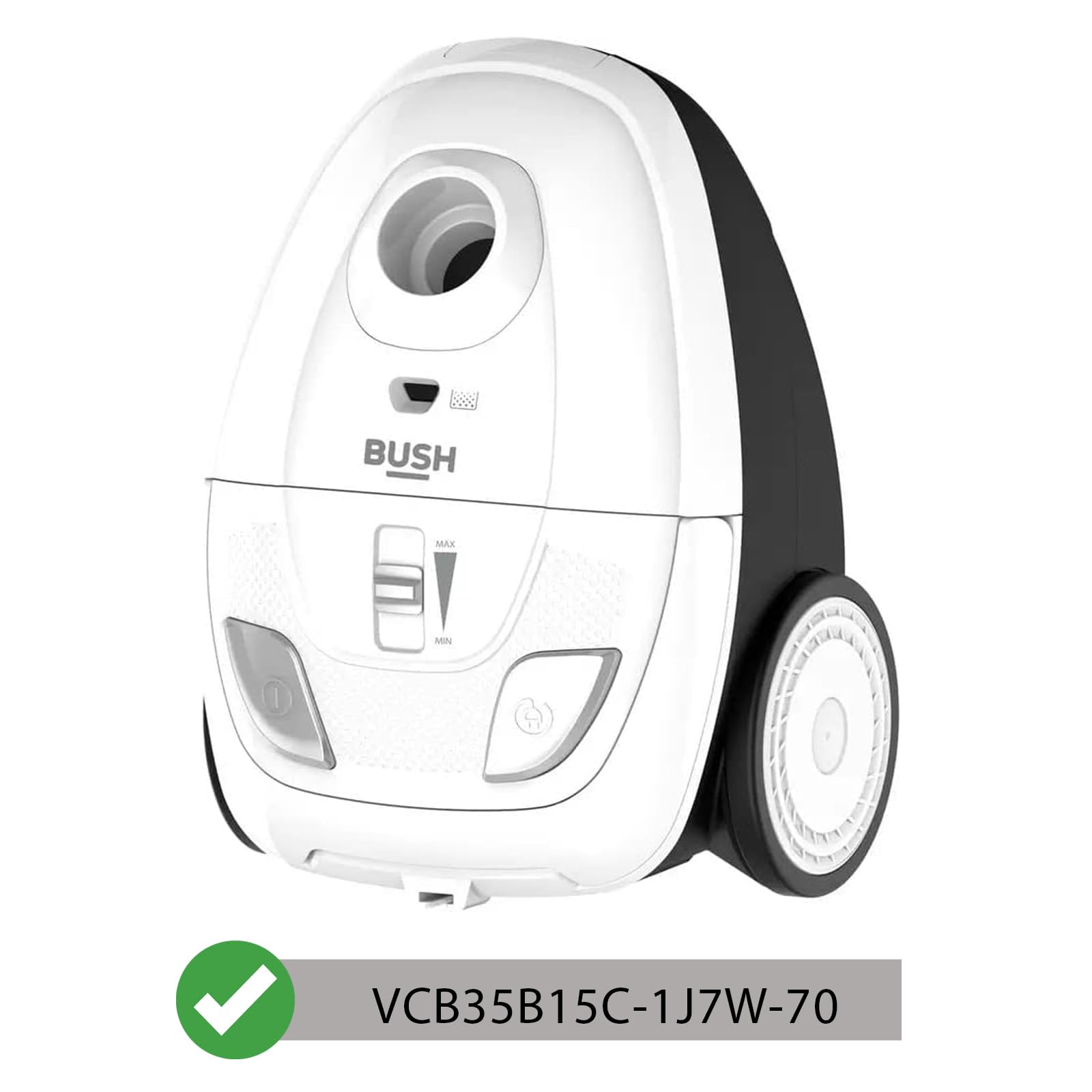 Sacchetti Per Aspirapolvere Bush VCB35B15C1J7W-70 - 10 Pezzi Compatibili 1179817