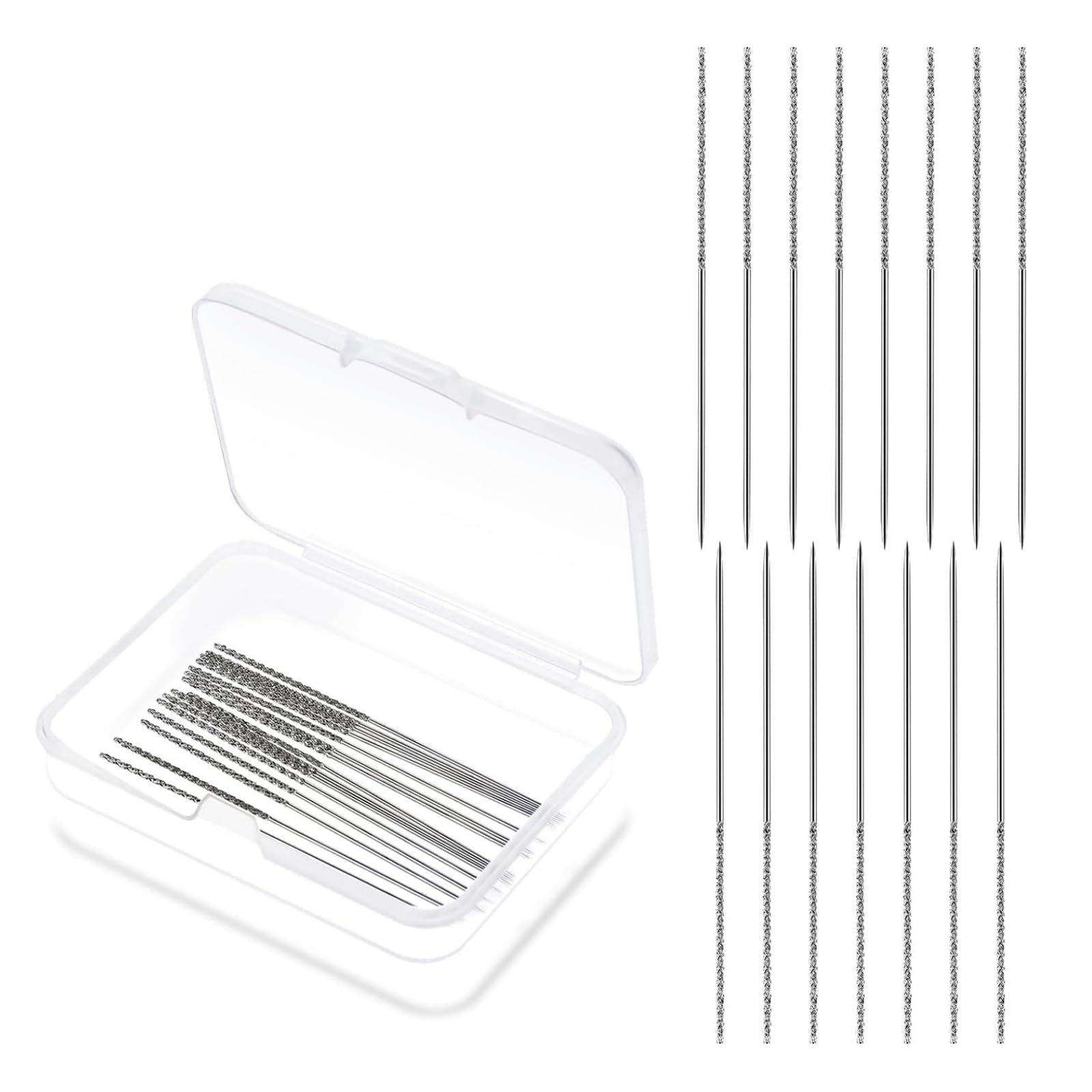 15Pcs Portable Clothing Mending Needle Metal Snag Repair Needle for Clothing Mending Knit and Woven Fabric Restoration Fabric Repair