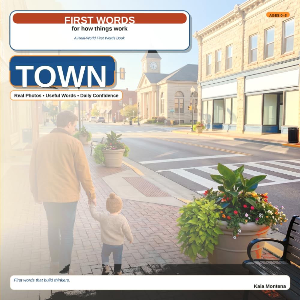 First Words for How Things Work: Town: A Real-World First Words Book for Curious Toddlers (The Real World First Words Library)