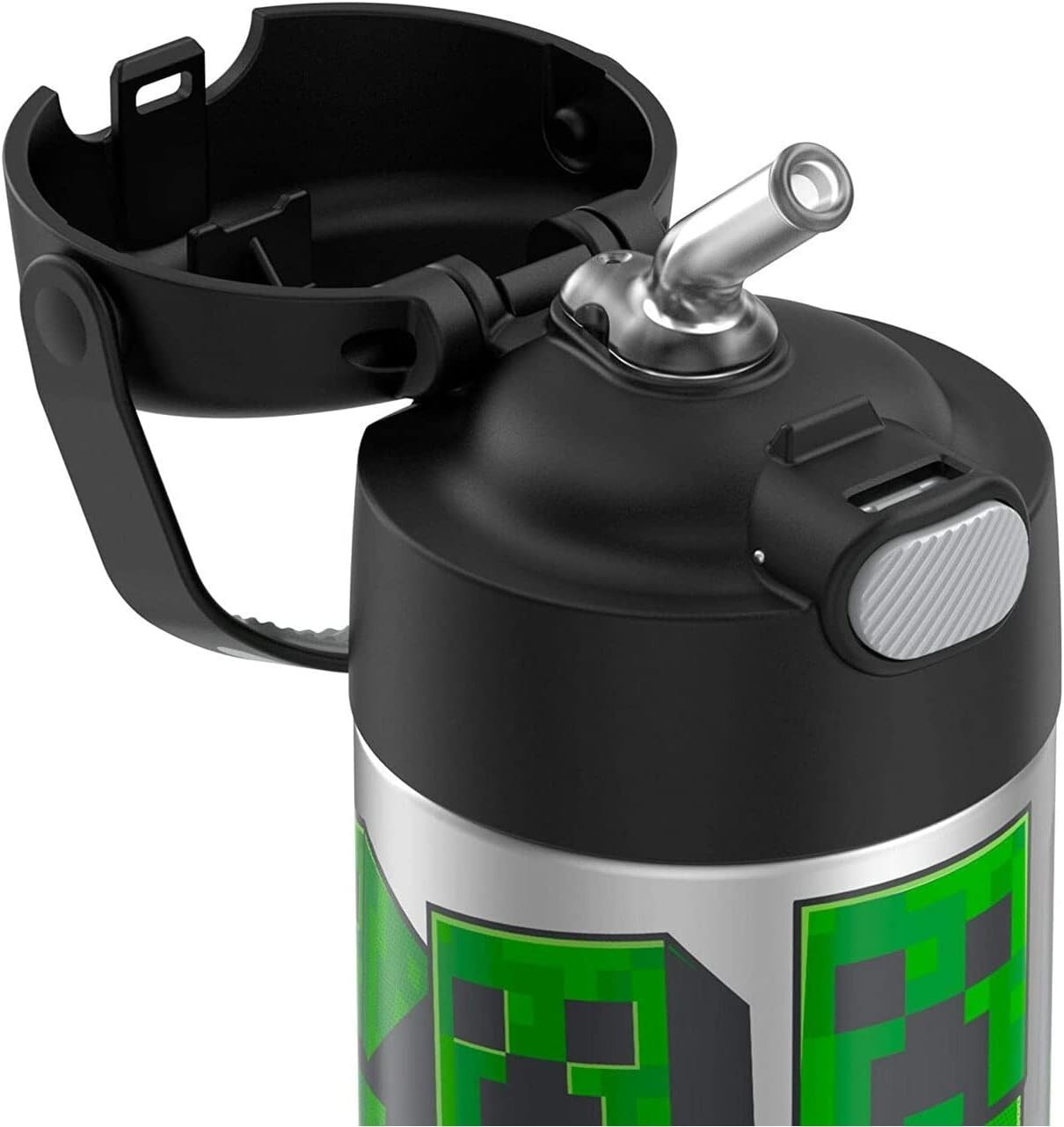 THERMOS FUNTAINER Minecraft Water Bottles, 16 Ounce & 12 Ounce
