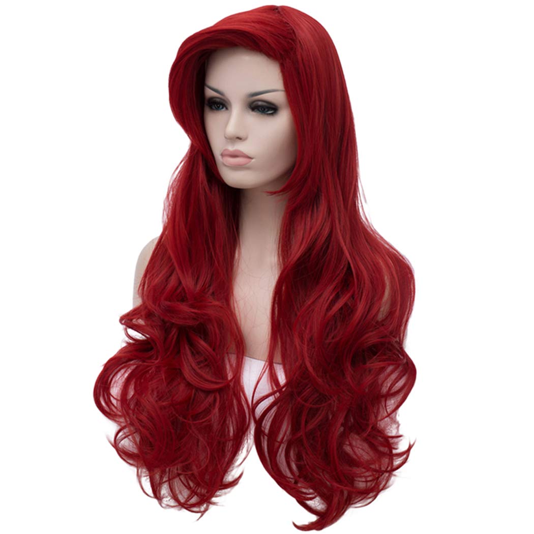 Topcosplay Locken-Perücke Dunkelblau Lang – Hitzebeständig, Für Cosplay & Halloween