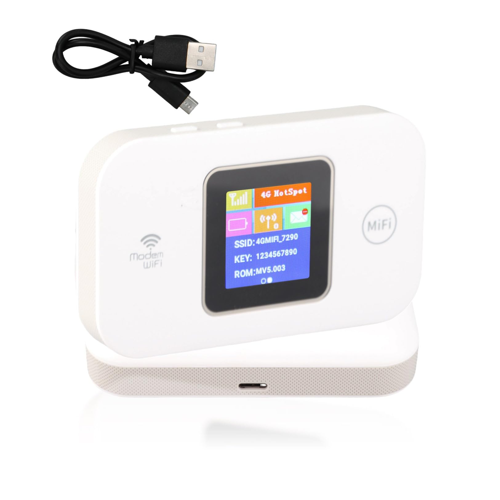 Mobilny Hotspot WiFi, M9 4G LTE Odblokowane Urządzenie Hotspot WiFi, Obsługa 150 Mb/s 10 Użytkowników, Przenośny Router WiFi z Gniazdem Karty SIM do Podróży