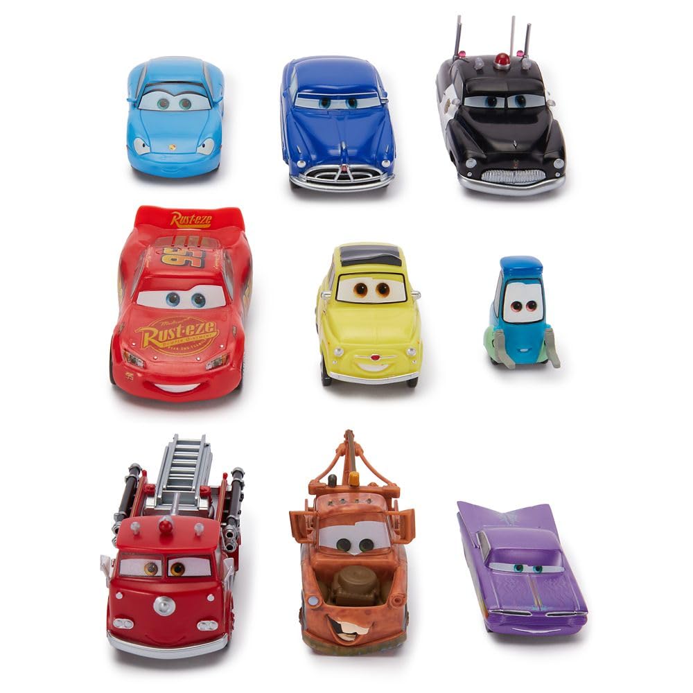 Amazon.com: Disney Store Official Cars Figure Set – 9 Fully