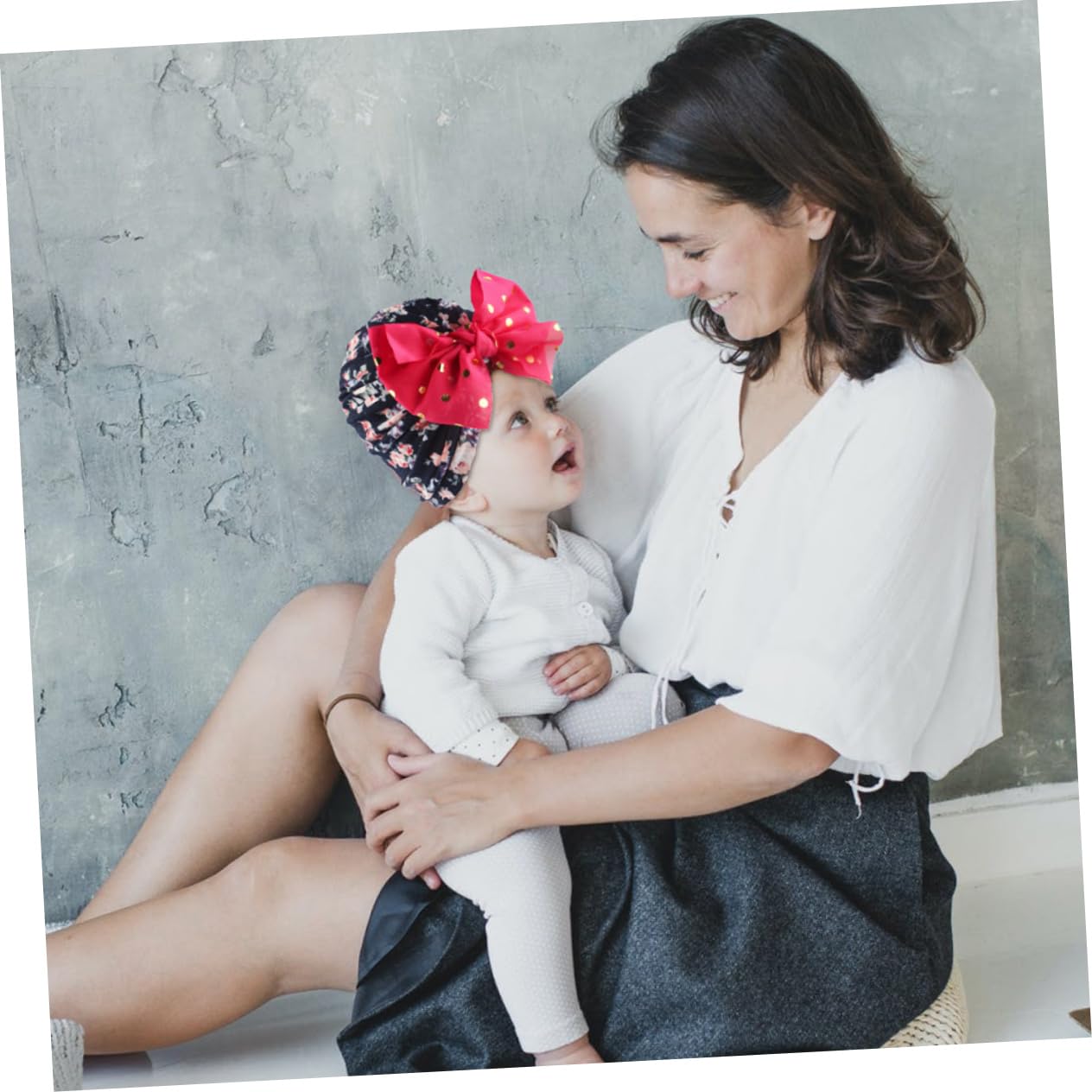 CALLARON Sombrero Juguetes Gorro Bebés Tapa Piscina Capó para Bandana Bebe Bandanas Bebe Turbante Bebé Chic para Gorra con Lazo Tocados Infantiles Poliéster Algodón