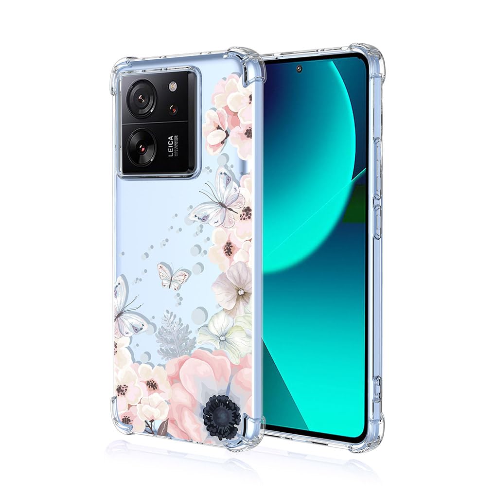 Custodia SEAHAI Per Xiaomi Mi 13T E 13T Pro – Cover Sottile In TPU Con Glitter, Effetto Marmo Bianco, Antiurto - 3