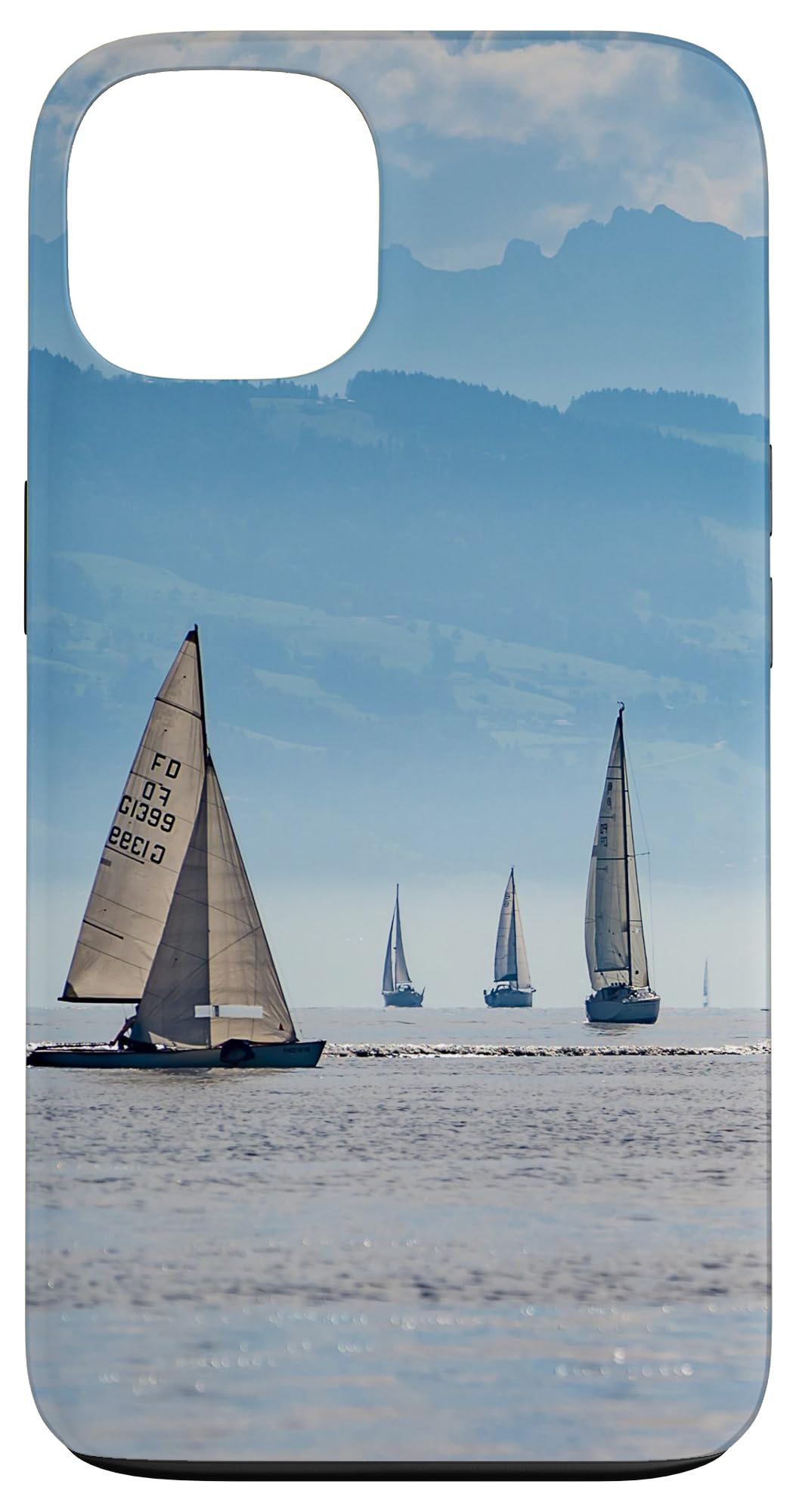 Nautical Sailboats Case for iPhone 13