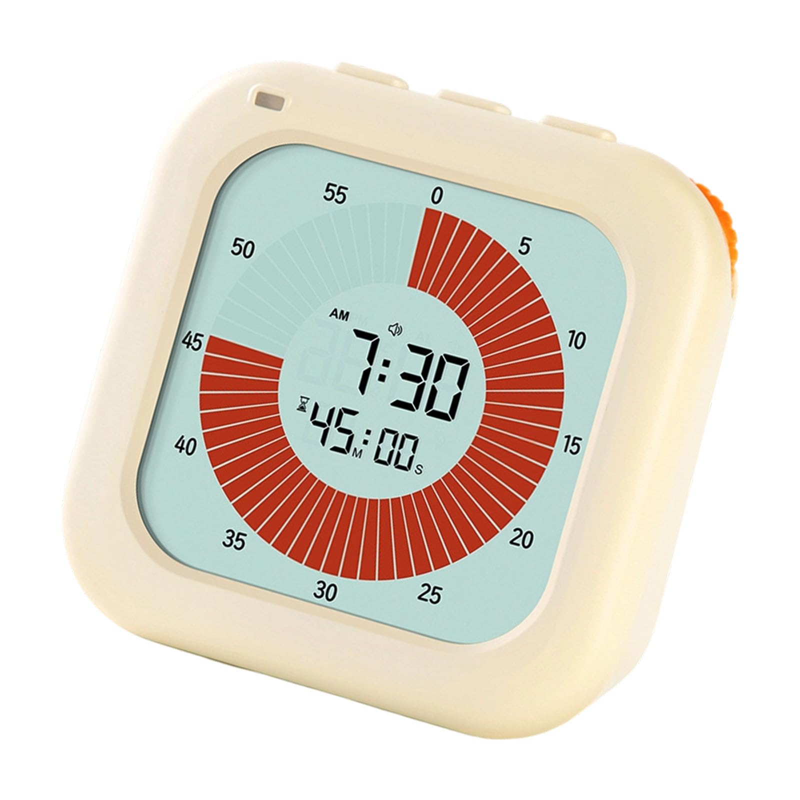 TFAOYS Child Friendly Countdowns Clock with Glares Proof Screen for Concentration Improvement Task Efficiency and Training Children ' s Times Management Tool