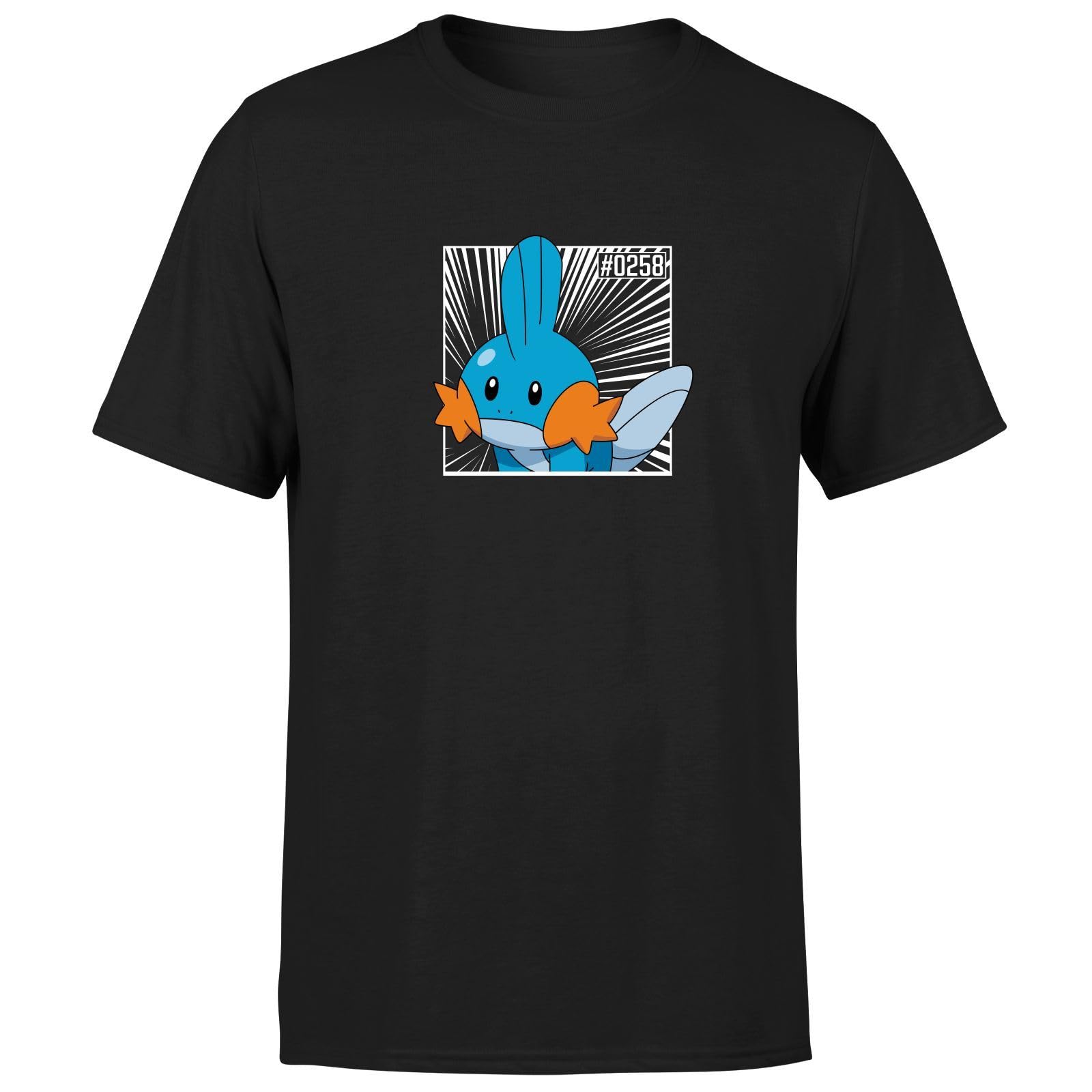 Pokemon Men's Black Mudkip T-Shirt - | Size: 3XL