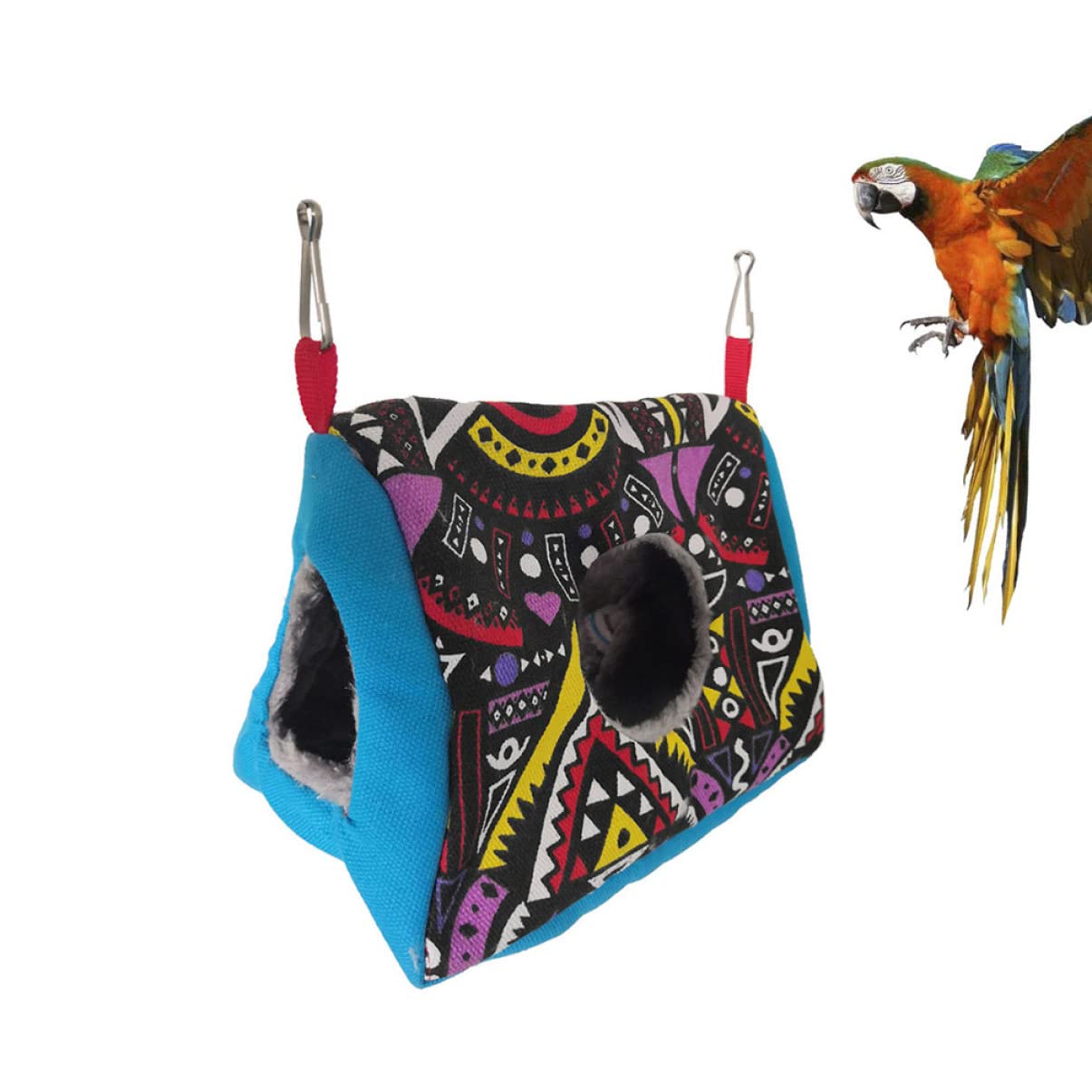 FOMIYES 3 Piezas Cama de Invierno para hámster Hamaca Colgante de pájaro Cama de pájaro cálido hamacas Colgantes Nido de Pájaro Nido de Loros Interior el Nido del pájaro Hamaca de pájaro