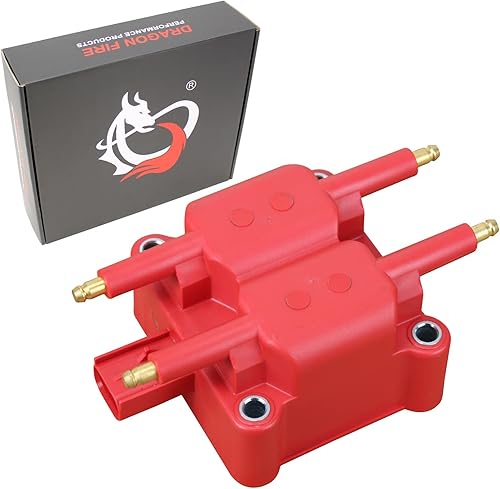 AIP Electronics Dragon Fire - Paquete de bobinas de encendido de alto rendimiento compatible con Dodge Ram Jeep Mini Cooper 1995-2010 Mitsubishi