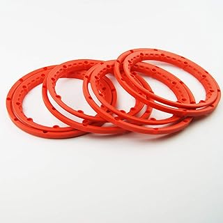 TITRACING Orange Wheel Bead Lock Ring Set fit HPI Rovan Baja 5B SS King Motor