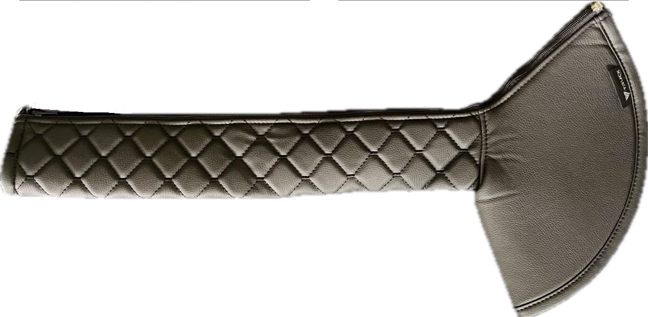 CTW Diamond Chicago Pattern Leather Stick Shifter Boot Cover for Semi Truck, Interior/Exterior Upgrade