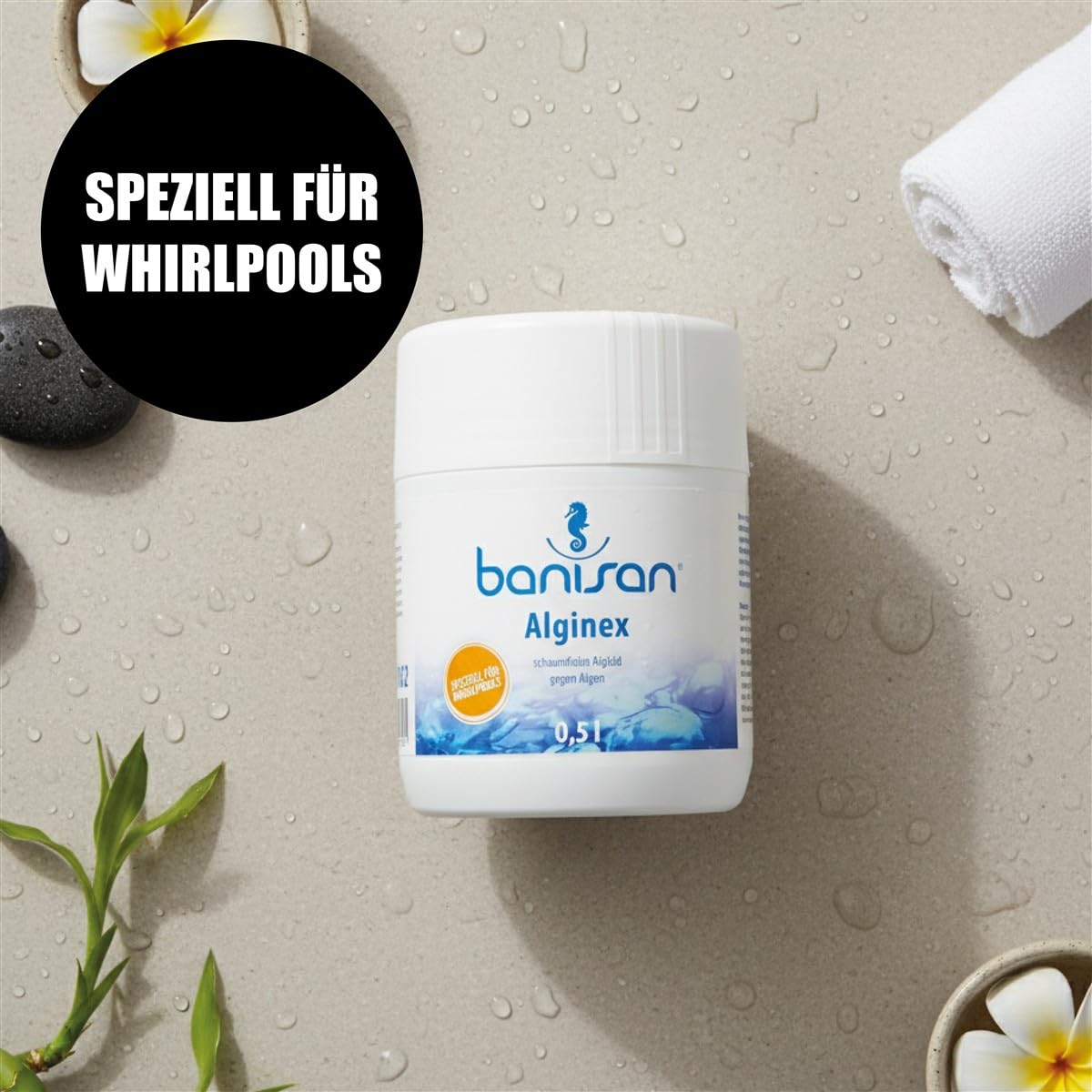 Alginex Algenschutzmittel 2x 500 ml für Whirlpools, Algenvorbeugung & -bekämpfung