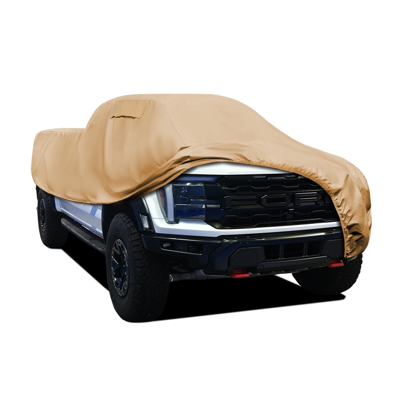 Heavy Duty Outdoor Car Cover Custom Fit for Ford F150, Windproof All Weather Waterproof Sun Rain UV Dust Snow Protection Outdoor Car Covers