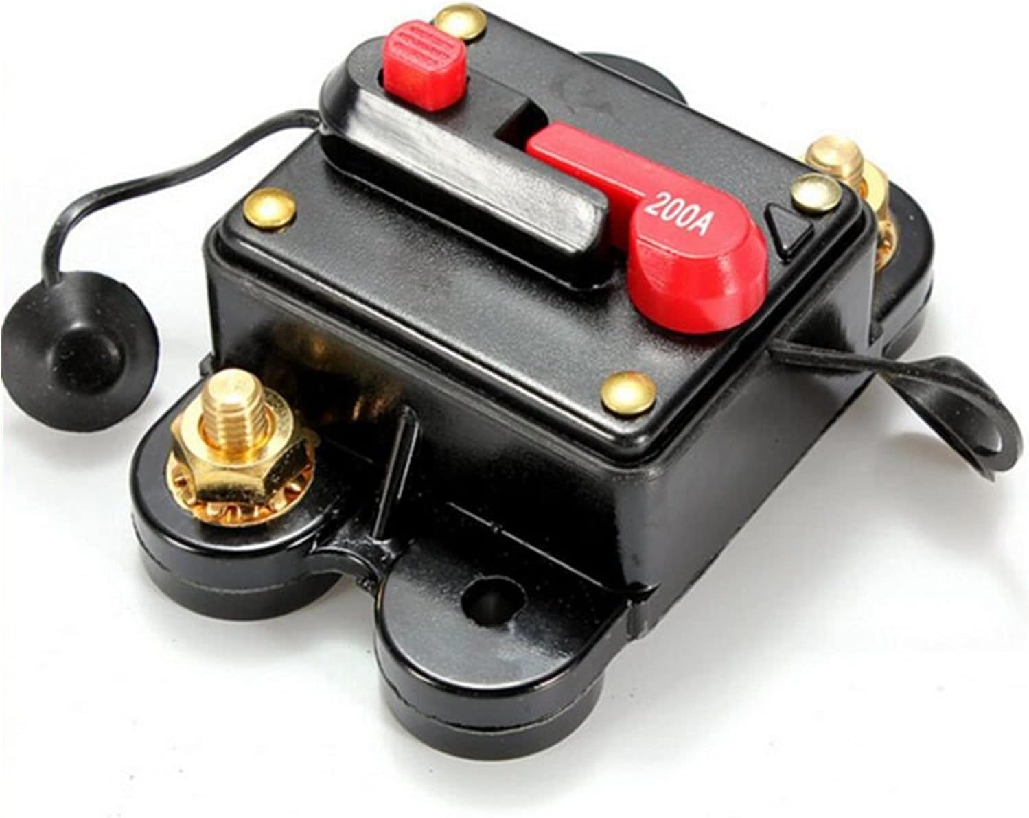 Circuit Breaker 1 Piece 60-300A Car Automatic Recovery Switching Bike Audio Inline Fuse Holder DC 12-24V(250A)