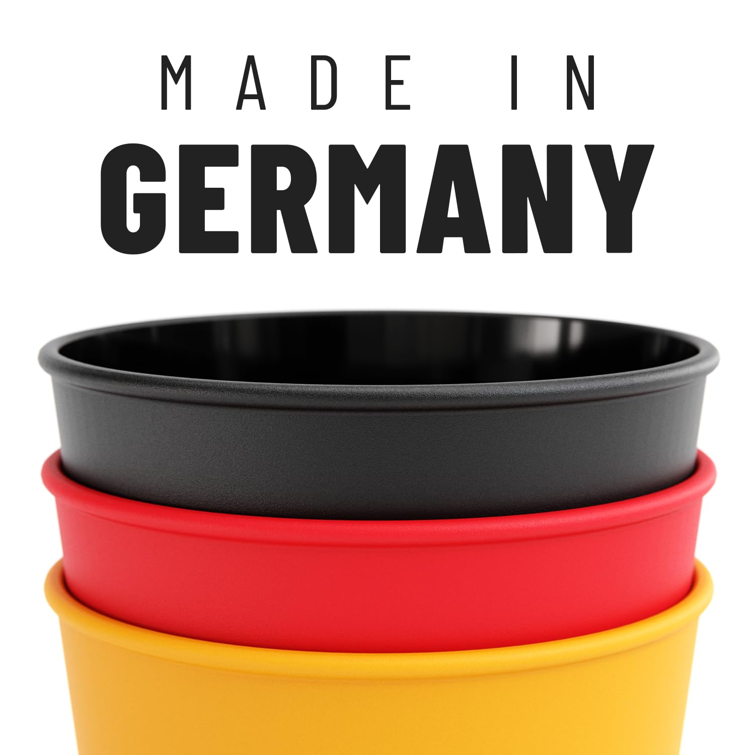 SoPro 22er Set Party Becher Plastik spühlmaschinenfest inkl. 3 Bälle | Made in Germany Hartplastik Mehrweg Partybecher wiederverwendbar 0,5 Liter - Party Becher Plastik, Plastikbecher Set