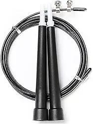 Corda de Pular de Aço Crossfit com Rolamento Profissional Sem Emaranhados 2,6 Metros