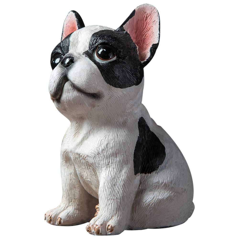 Statue bouledogue mignon cadeau de couple collection famille