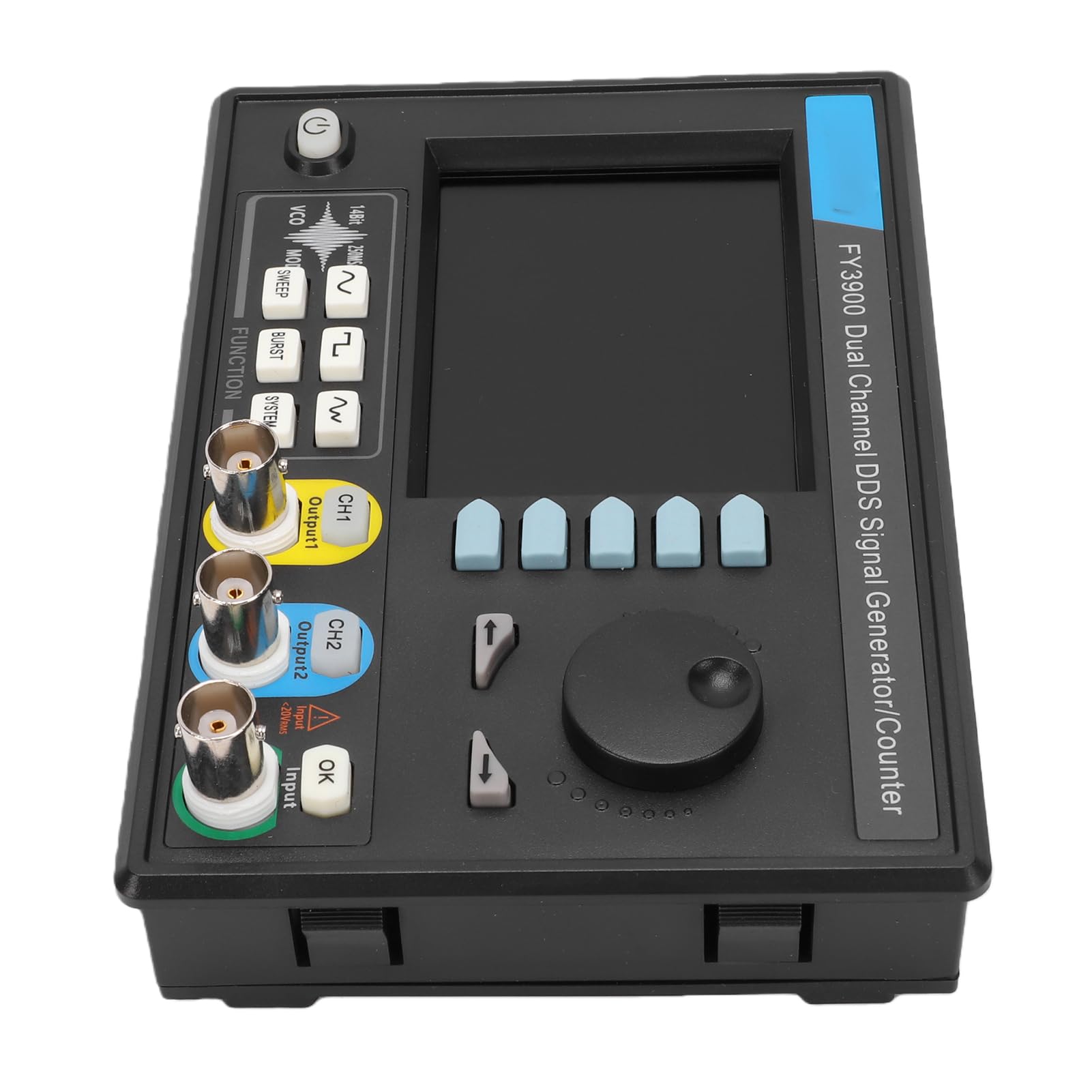 FTVOGUE Generador de Señal de Doble Canal 30MHz, 250MSa/s con LCD TFT de