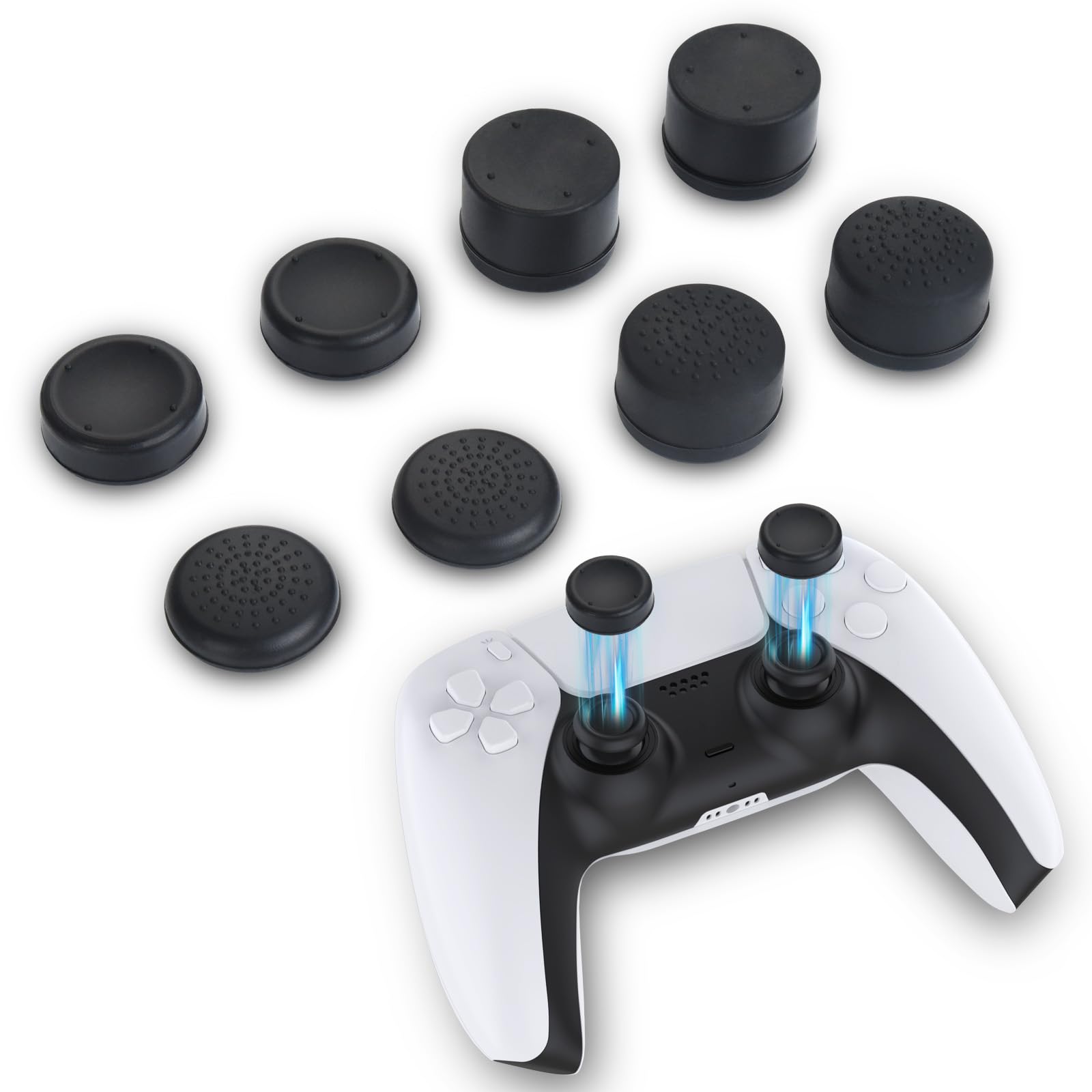 Amazon.co.jp: ELUTENG PS5 コントローラー 増高 スティックキャップ 8