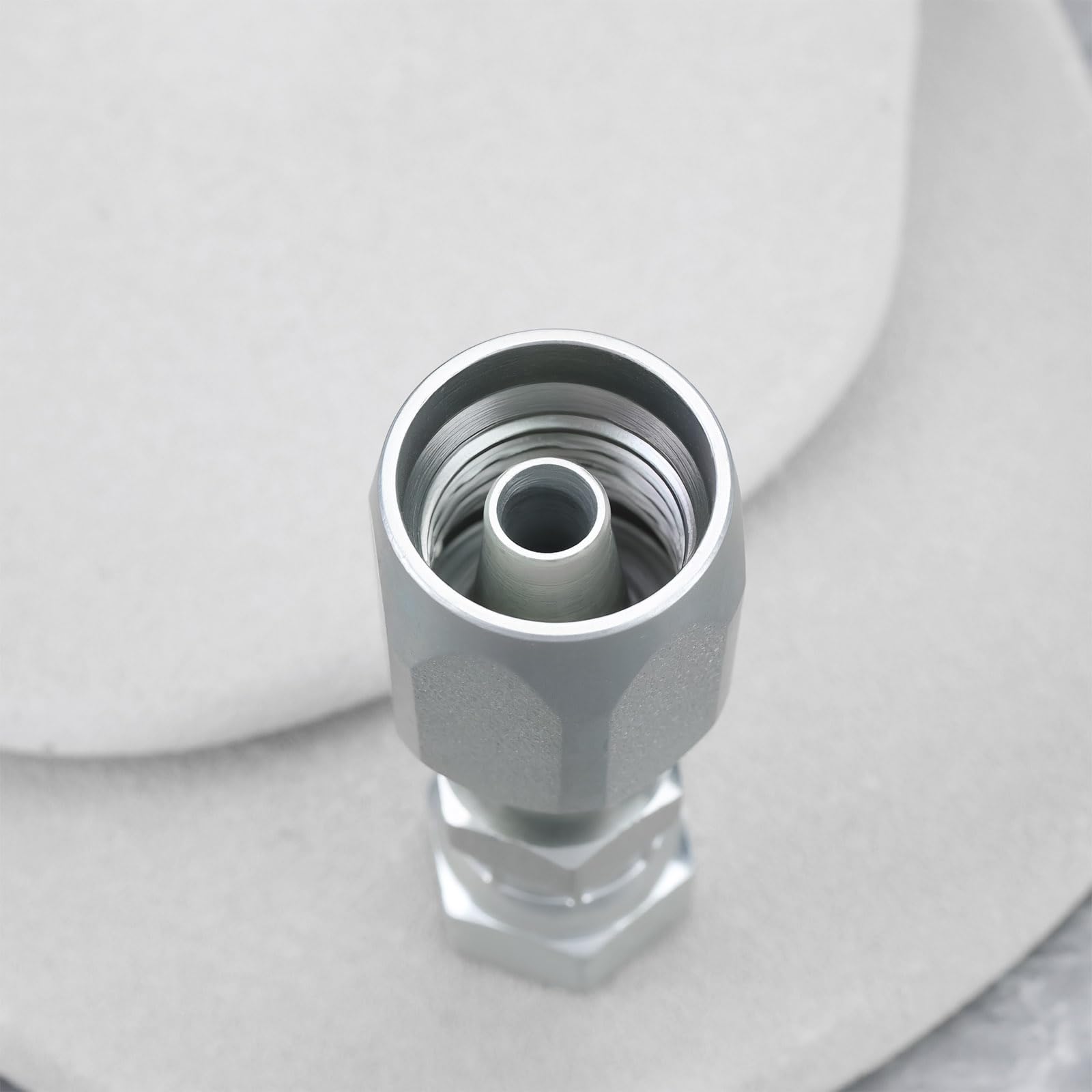 OTOTEC 2 Accesorios de Manguera Hidráulica Reutilizables BSP de 3/8'' para Manguera de Alambre R1T 1SN