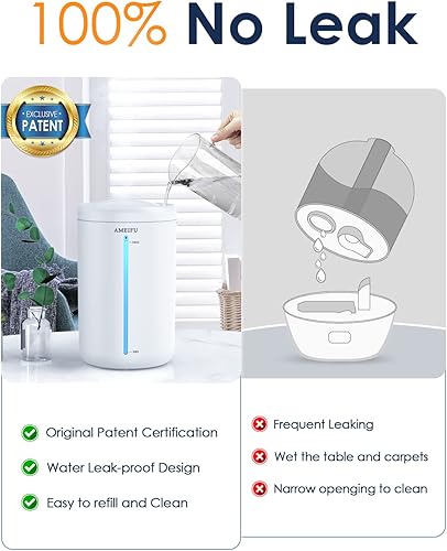Miniatura 2 de Humidificadores para habitación grande de 45 litros humidificadores para dormitorio dura hasta 40 horas humidificadores de niebla fría llenado