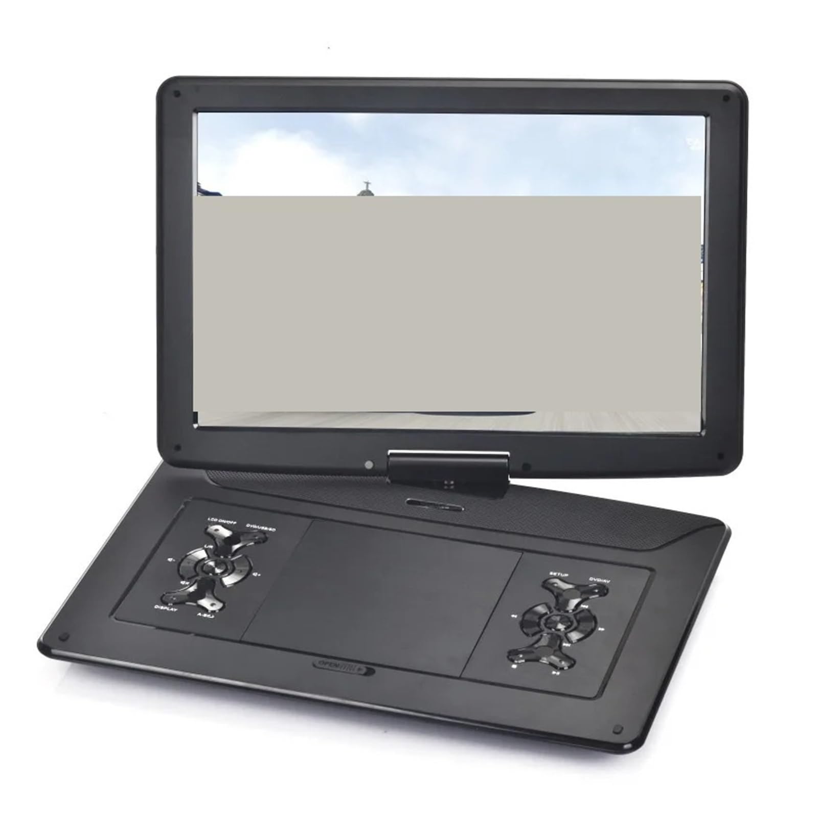 Lettore Dvd Portatile con Lettore Dvd HD in Inglese, Grande Schermo, Lettore CD