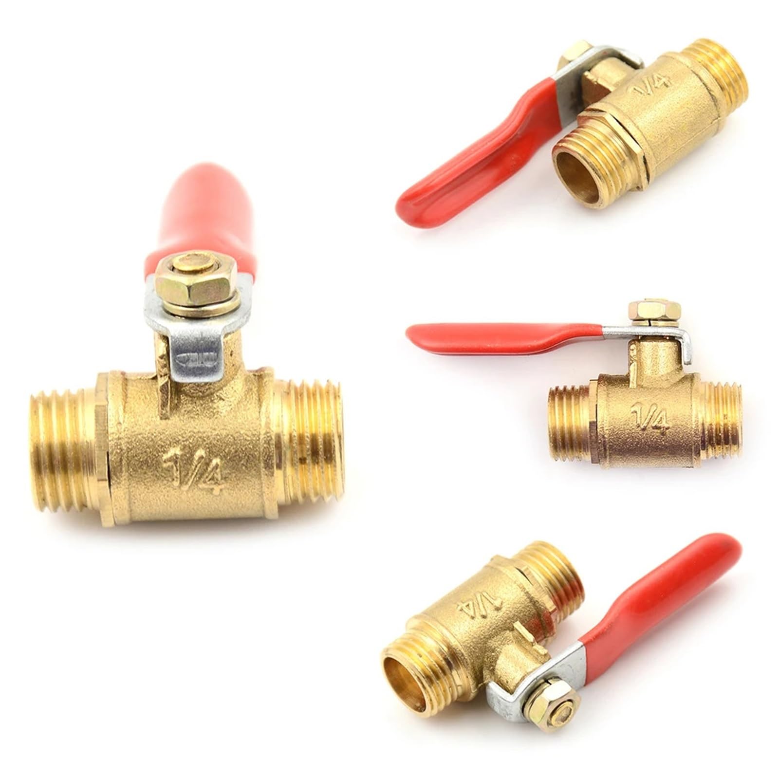 Válvula de bola de cierre sanitaria de 1/4" (1 unidad)
