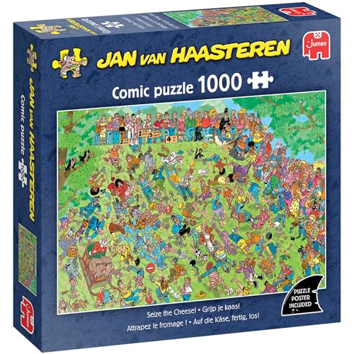 Jan Van Haasteren Seize the Cheese - 1000 Piece Adults Jigsaw Puzzle