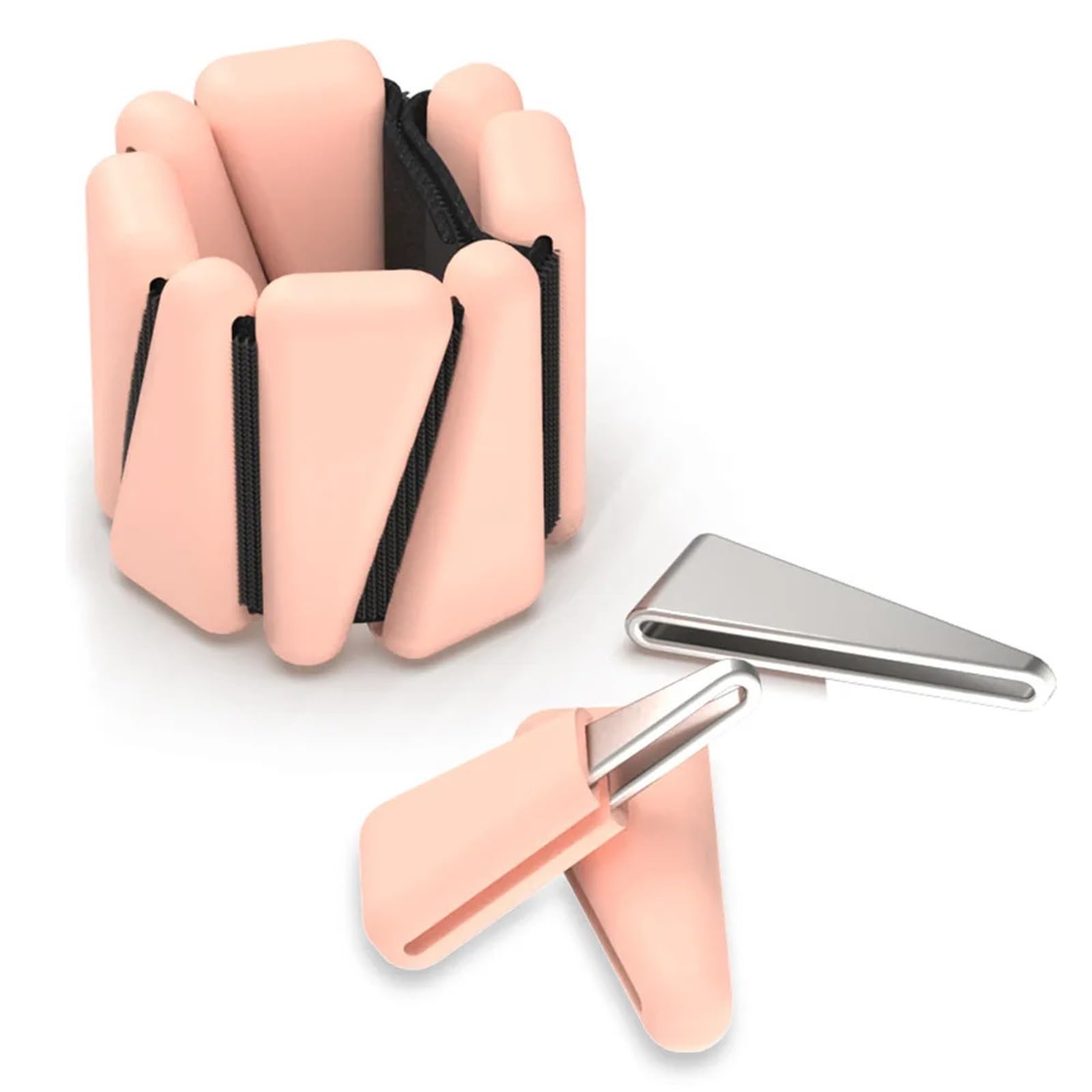 Cavigliere Pesi Braccialetto con pesi for esercizi da 450/900 g, regolabile, con cinturino in silicone for caviglia, palestra, allenamento all'aperto