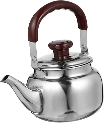 iplusmile Stainless Steel Whistling Kettle with Hot Handle Resistant Teakettle