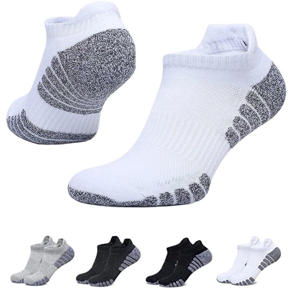 Calcetines deportivos acolchados: calcetines acolchados for correr largas distancias for hombres y mujeres, calcetines deportivos transpirables