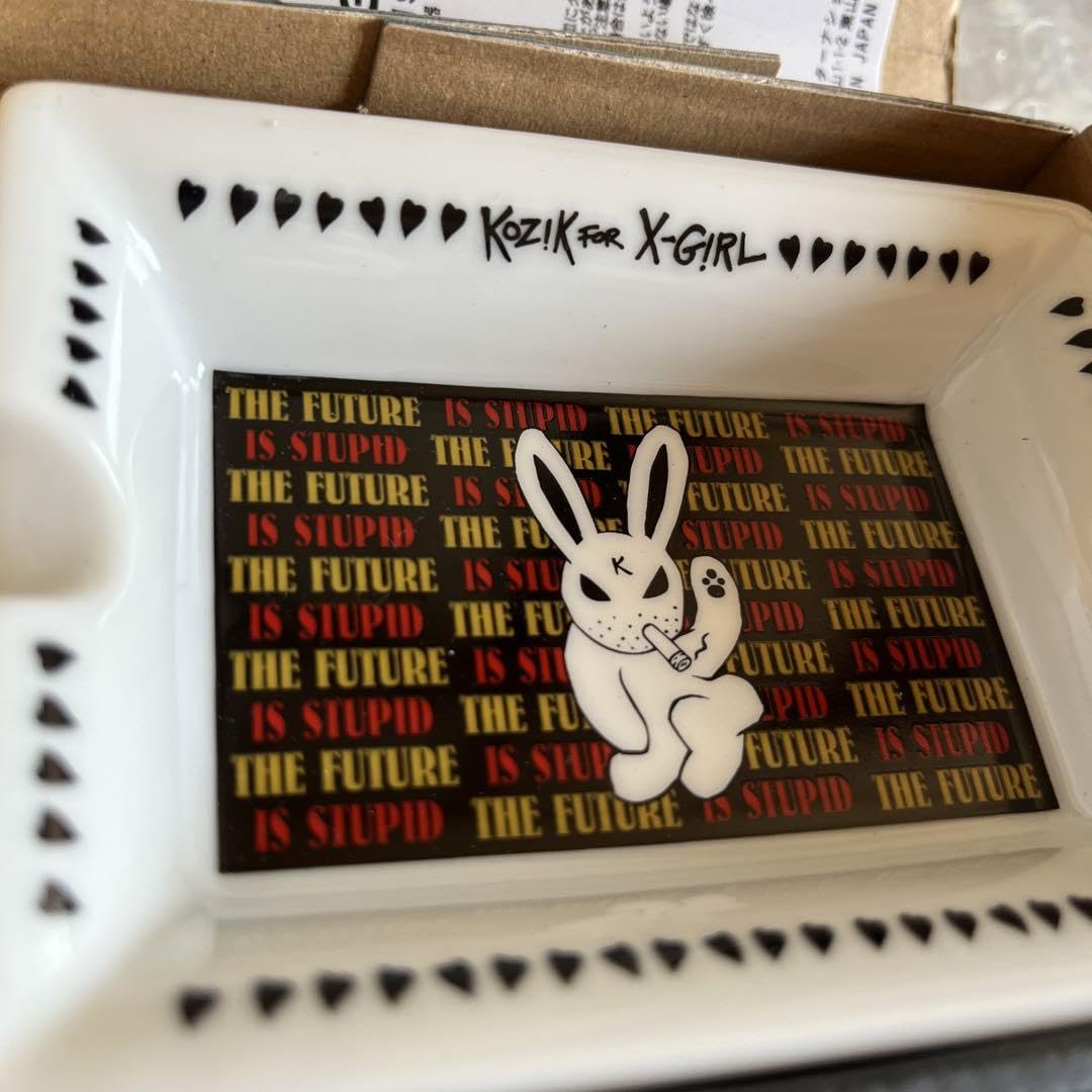Kozik for X-girl 灰皿 グラス3点セット Amazon｜FRANK KOZIK x-girl アッシュトレイ ashtray｜キッチン用品