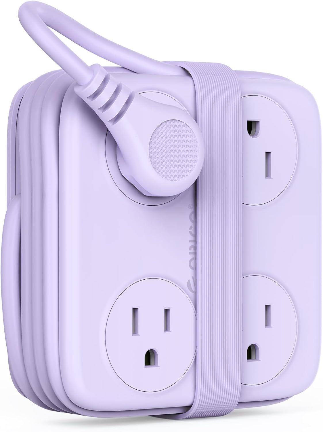 5 Ft Extension Cord with 3 USB Ports, ORICO Power Strip for Desktop, 4 Side Outlet Extender & Flat Plug, 11 in 1 Charging Station for Home/Office/Dorm - AP3 PRO