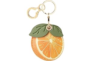 Premium Leather Apple AirTag Keychain Holder