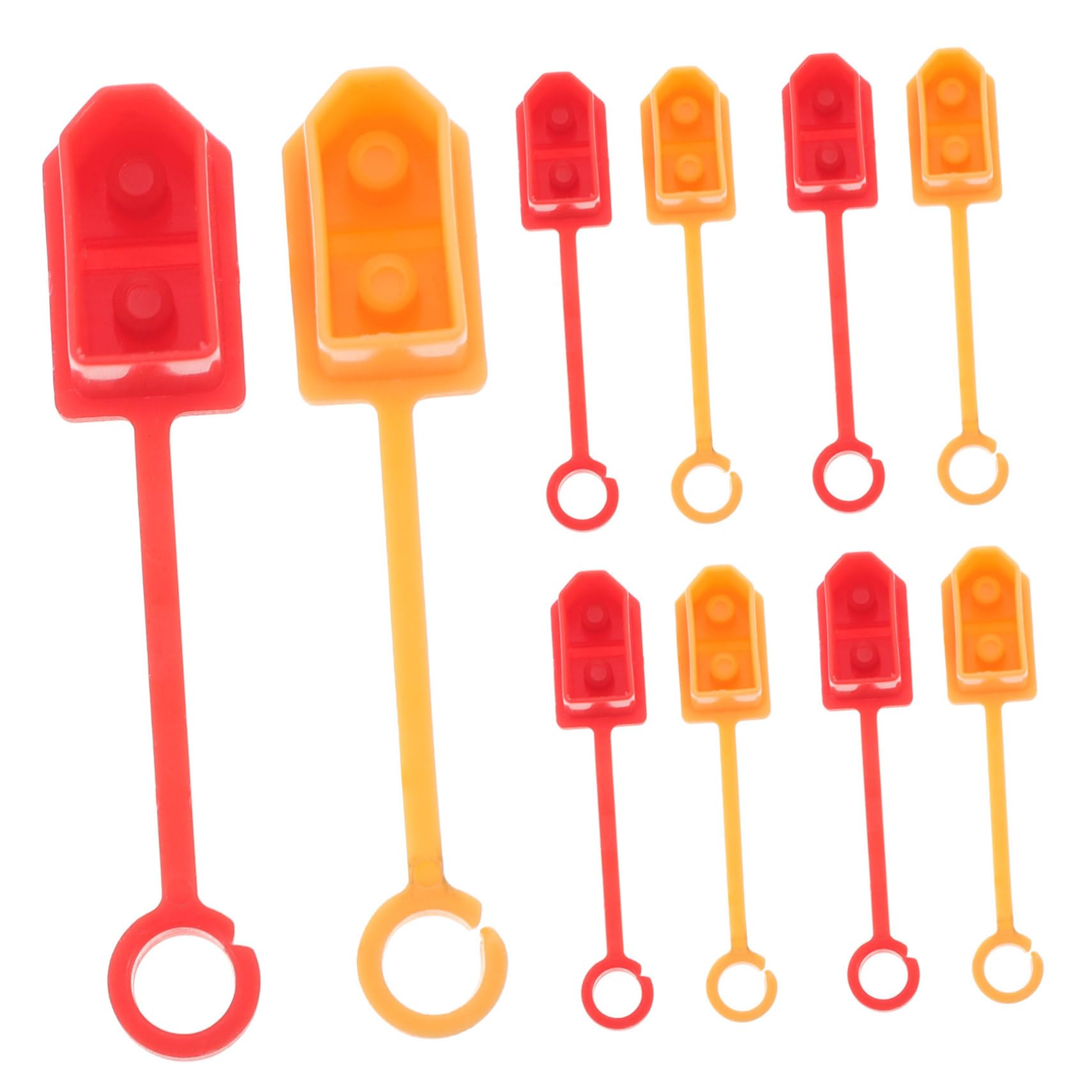 BCOATH Xt60 Plug Protector Cover Caps 10 Pack Insulated Lithium Battery Connector Sleeve Dustproof Protective Covers for Rc Model Accessories 2.20X0.47 Inch