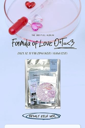 Miniatura 5 de TWICE  FORMULA OF LOVE  OT3  3rd Album  RESULT FILE Ver  1ea CD1ea Photo Book1ea Photo Card1ea Twind Photo1ea Folded PosterOn pack1ea STORE GIFT