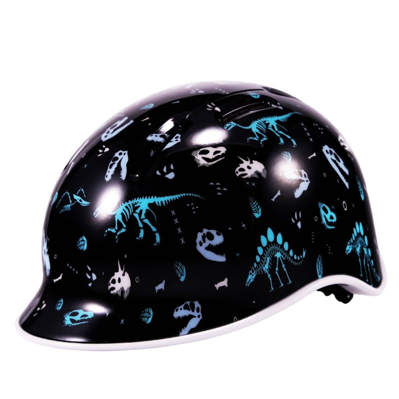 Dinosaur Helmet Lightweight Kids Bike Helmet Impact-Resistant for Young Children, Bicycling, Skating Black-image-14